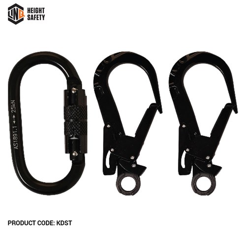 Elite Double Leg Elasticated Lanyard with Hardware KD & ST X2