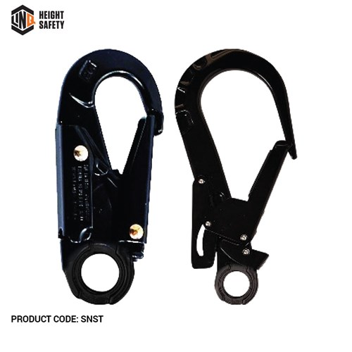 Elite Single Leg Shock Absorbing Webbing Lanyard With Hardware Sn & St